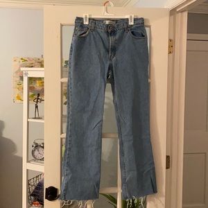 Boot cut jeans